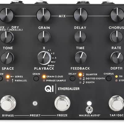 Walrus Audio Qi Etherealizer Multi-effects Pedal - Black image 1