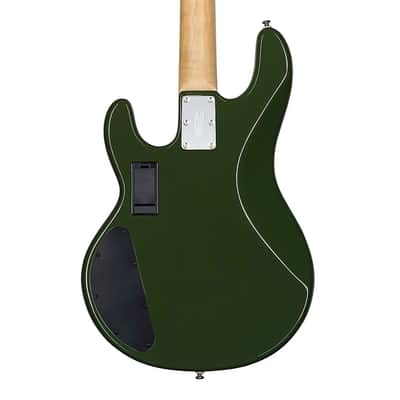 Sterling by Music Man StingRay HH 4-String Bass Guitar - Olive - Open Box image 5