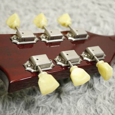 1990 made Greco EG-550 LP Standard   Old Cherry SB Bolt on Neck/Screamin Pickup Fujigen Factory Made in Japan image 23