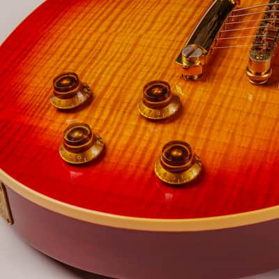 Gibson USA Les Paul Standard Plus Limited Edition Yamano Japan Exclusive 1998 Cherry Sunburst AAA Flame Top Near Mint OHSC image 5