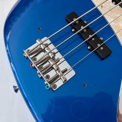 Fender Jazz Bass 1964 Custom Shop 2024 Bright Saphire Metallic NOS image 16