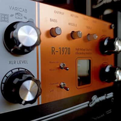 Baroni R-1970 Tube Preamp / D.I. Recording Amp (Vintage Orange) image 3
