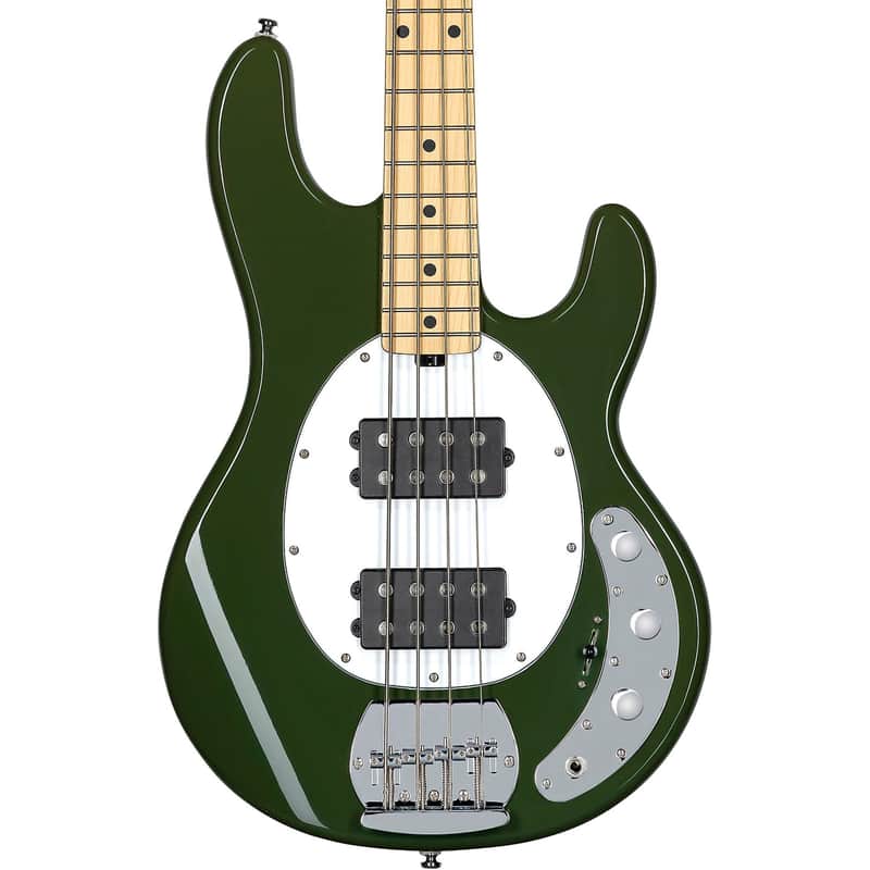 Sterling by Music Man Sub Series Ray HH 4 String Bass Guitar - Olive image 1