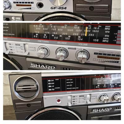 SHARP GF-454H(D) Stereo Radio Tape Recorder Vintage Serviced Warranty image 8