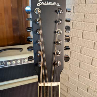 Eastman AC330E 12-String Jumbo Acoustic/Electric Guitar w/Case - Sunburst (Serial #M2524591) image 5