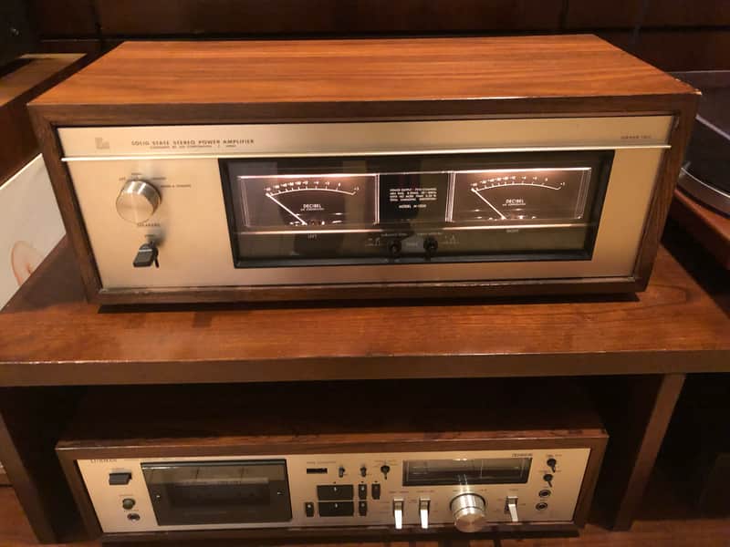 Luxman M-1500 aka M-150 1976 Rosewood and silver | Reverb