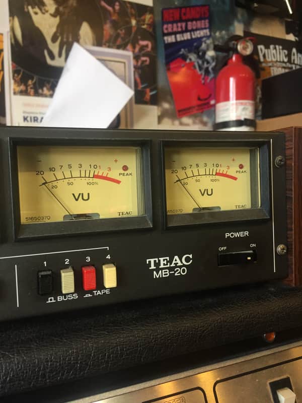 その他 TEAC MB-20 METER BRIDGE TASCAM SERIES ☆ RARE ☆ TEAC MB-20 VU Meter Bridge TASCAM mixer accessory