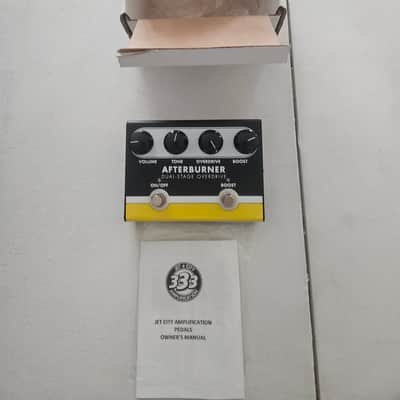 Jet city  after burner pedal in mint condition in the box with paperwork Dual  stage distortion pedal image 1
