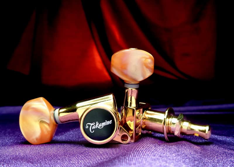 Takamine Pro Series TPK0542 12 String Tuner Set Gold / Amber | Reverb