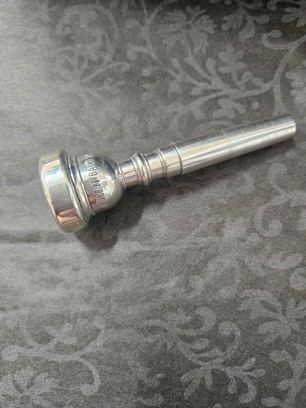 Bach 1C Trumpet Mouthpiece 1960 - 1980s - Silver image 1