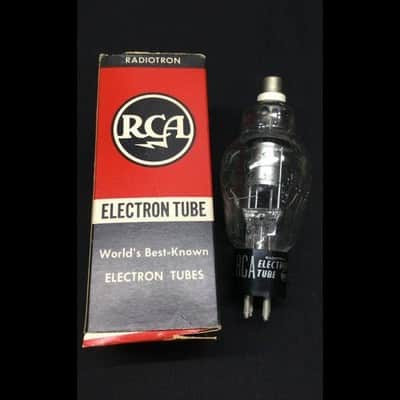 NOS RCA 866A Half Wave Rectifier VACUUM TUBE Foil D Getter w/ Box S.9757 image 1