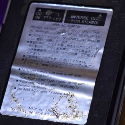 Aria CH-5 80's Vintage Chorus Japan Guitar Effect image 2