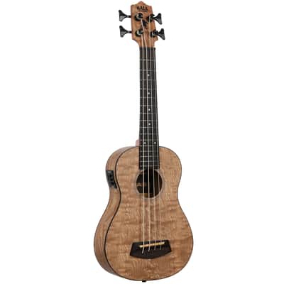 Kala Brand Quilted Ash Acoustic Electric Fretted U•BASS Ukulele image 2