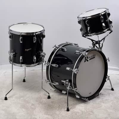 Rogers 20/12/14" Covington Series 2020 Drum Set - Black Lacquer image 4