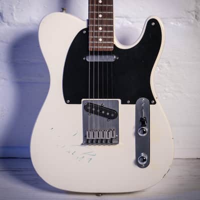 Fender Telecaster Ex Rick Parfitt STATUS QUO ROCKIN ALL OVER THE WORLD 1989 - White image 1