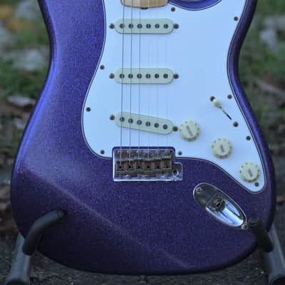 Fender Custom Shop F22 LTD '69 Stratocaster, Journeyman Relic - Aged Purple Sparkle image 1