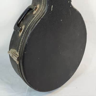 Vintage Iida 240P Plectrum Banjo, Masterclone, Archtop Tone Ring, Japan, 1970s, Mahogany Resonator, Pickup Mod, w/HSC image 22