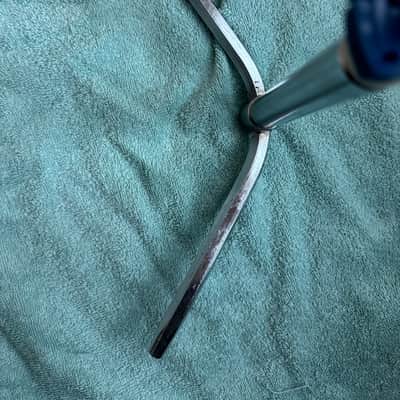 Fibes Vintage Double Tom Drum Mount 1/2” Hex 16” x 6” 70s - Chrome image 7