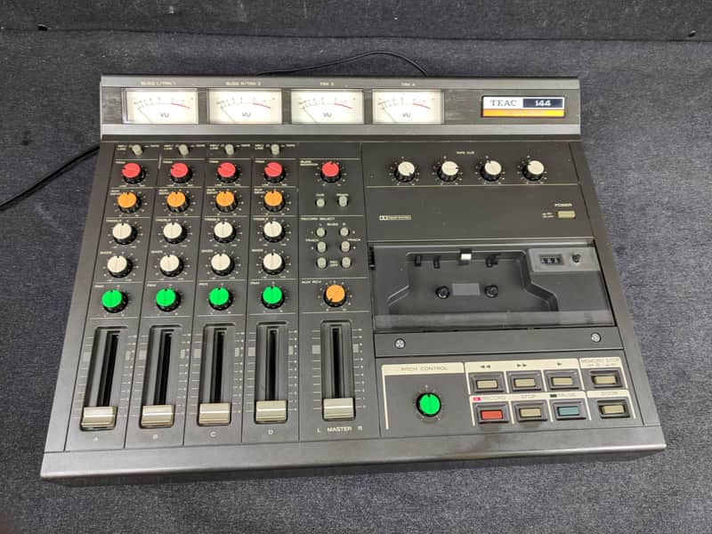 Vintage TEAC Model 144 Tascam Series Porta Studio 4-Track Cassette Recorder Made In Japan image 1