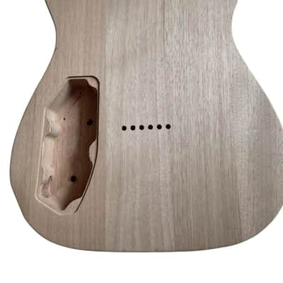 Quilted Veneer Maple Top Guitar Telecaster Tele Style Mahogany Body image 4