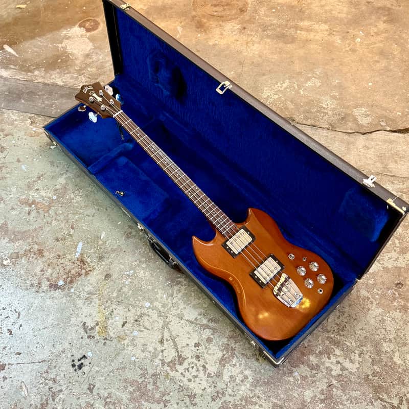 Guild JS-II Jet Star SG Bass 1970’s - Mahogany original vintage USA image 1