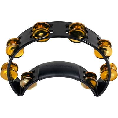 Rhythm Tech - Standard Tambourine with Brass Jingles - Black imagen 2