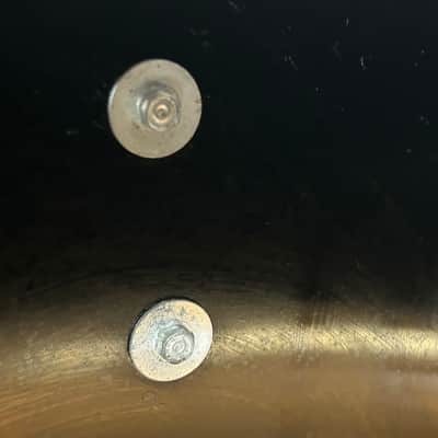 Ludwig 14" deep X 22" head Vistalite Bass Drum (11285-1236) Early 70's - Black Vistalite image 13