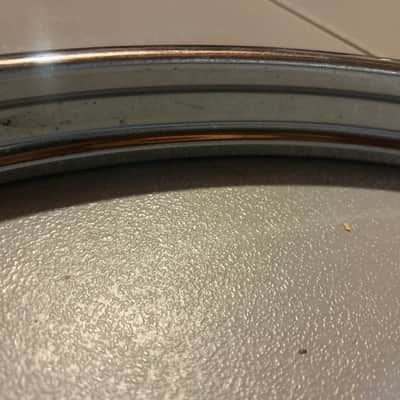 Unknown 22” Chrome Bass Hoop with Black inlay image 4
