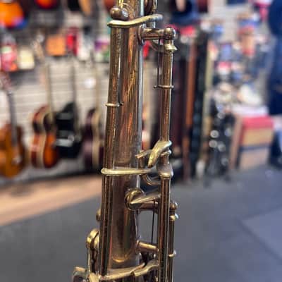 Vintage King HN White Co. Straight Soprano (B flat) Saxophone 1920s image 7
