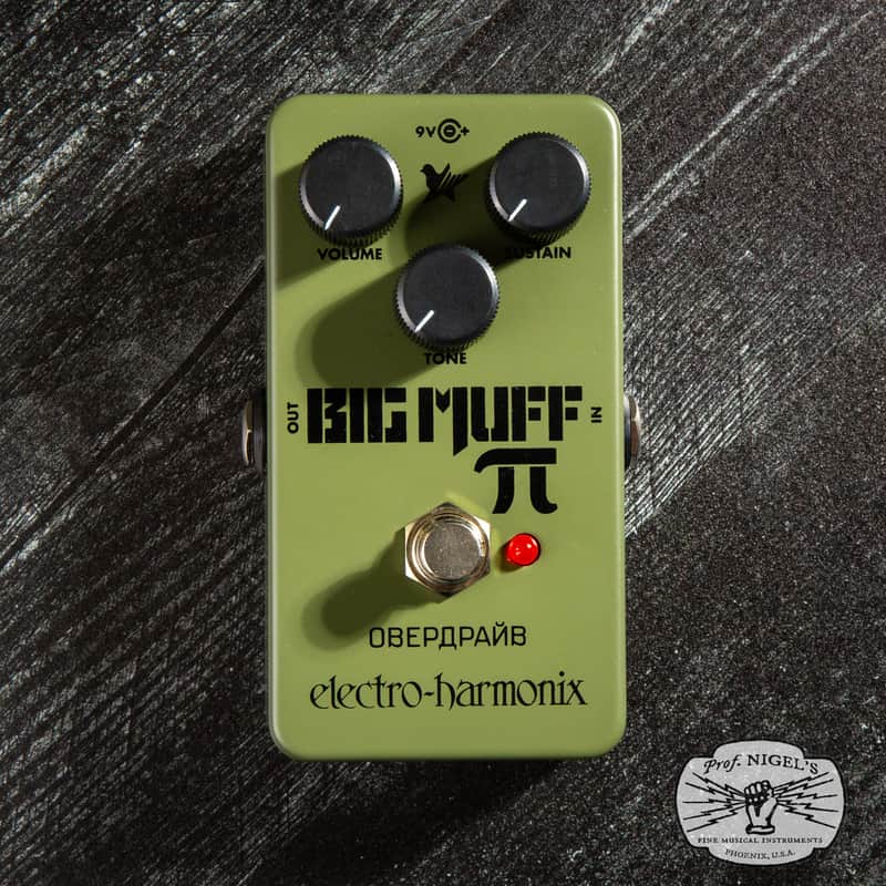 Electro-Harmonix Green Russian Big Muff Distortion Sustainer Fuzz - Brand New / Authorized Dealer image 1