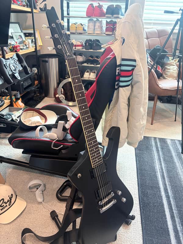 Ibanez IC300-BK Iceman Reissue 1994 - 2003 - Black image 1