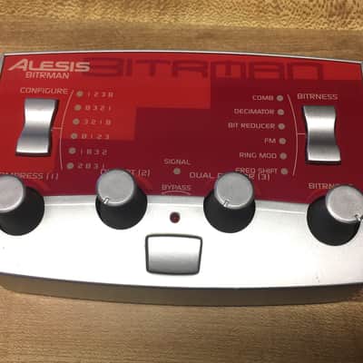 Alesis Bitrman bit crusher/frequency shifter w/ expression pedal mod, bypass looper image 1