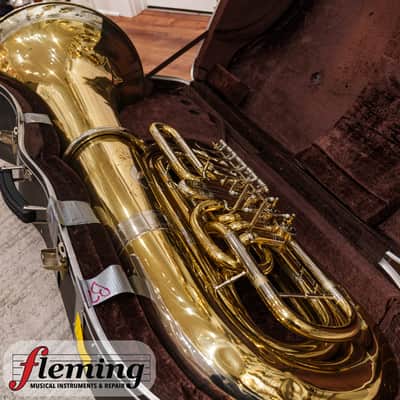 Miraphone 90A Kaiser-Tuba - 5/4 Size, Rotary Valves, Lacquer (Ex-USAF) image 21