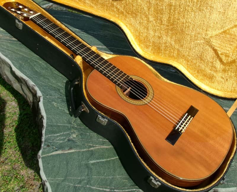 1981 K Yairi Classical Guitar Y505P Supervised by Saburo Nogami  - Natural+Hard Case image 1