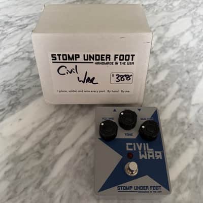 Stomp Under Foot Civil War muff ファズ Stomp Under Foot Civil War Muff Fuzz Pedal | Reverb