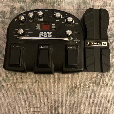 Line 6 Floor POD Multi-Effect and Amp Modeler 2006 - 2007 - Black image 1