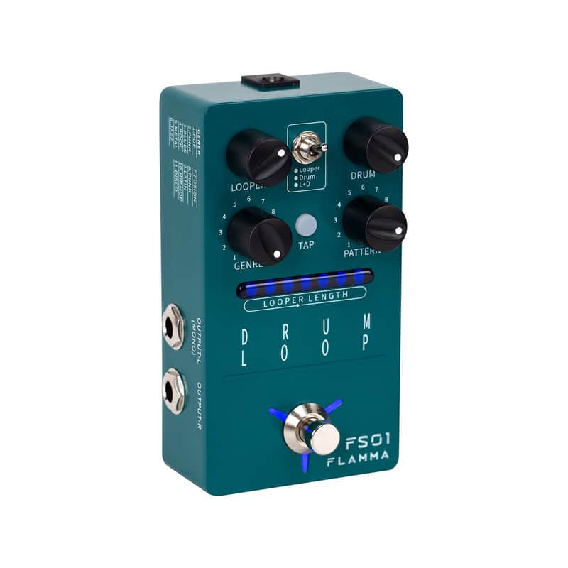 FLAMMA FS01 Drum Machine & Phrase Loop Pedal with 11 Groove Styles and 20 min Loopers image 1