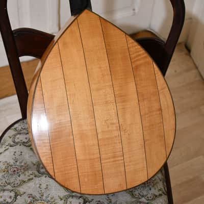 ✴️ Video Included – Player-ready Round-bodied Pre-war Guitar Lute, Germany, 1930s – Outstanding Sound and Great Condition image 2