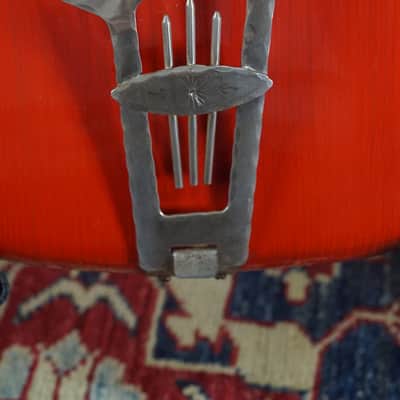 Migma Star Bass 1960s - Red semi Hollow VG cond w video image 5