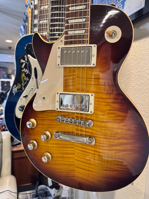 2005 Gibson Custom Shop Les Paul Standard 1960 R0 Gloss Faded Tobacco Burst '60 Left Handed Lefty VOS image 1