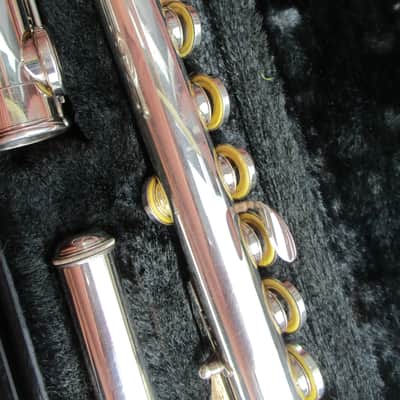 Yamaha YFL-282 Standard Open Hole Flute 2010s - Silver-Plated image 9