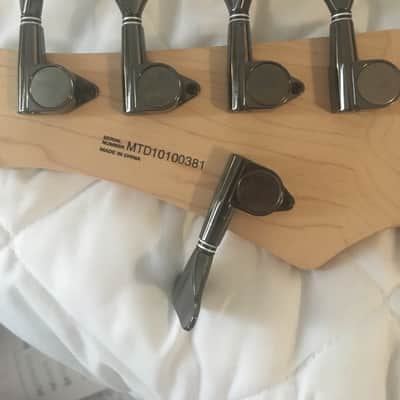 MTD Kingston Z5 Fretless Nordstrand Big Split Pickups 2010 Cherry Burst, wood cover pickups shipped image 8