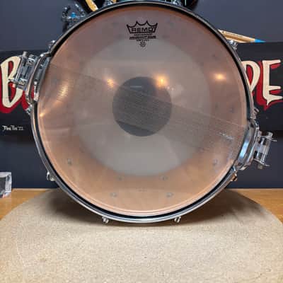 Sonor D-518x MR Phonic Plus 14x8" 10-Lug Beech Snare Drum 1984 - 1989 - Red Mahogany image 10