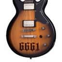 Schecter 311 Zacky Vengeance ZV 6661 Guitar, Aged Natural Satin Black Burst