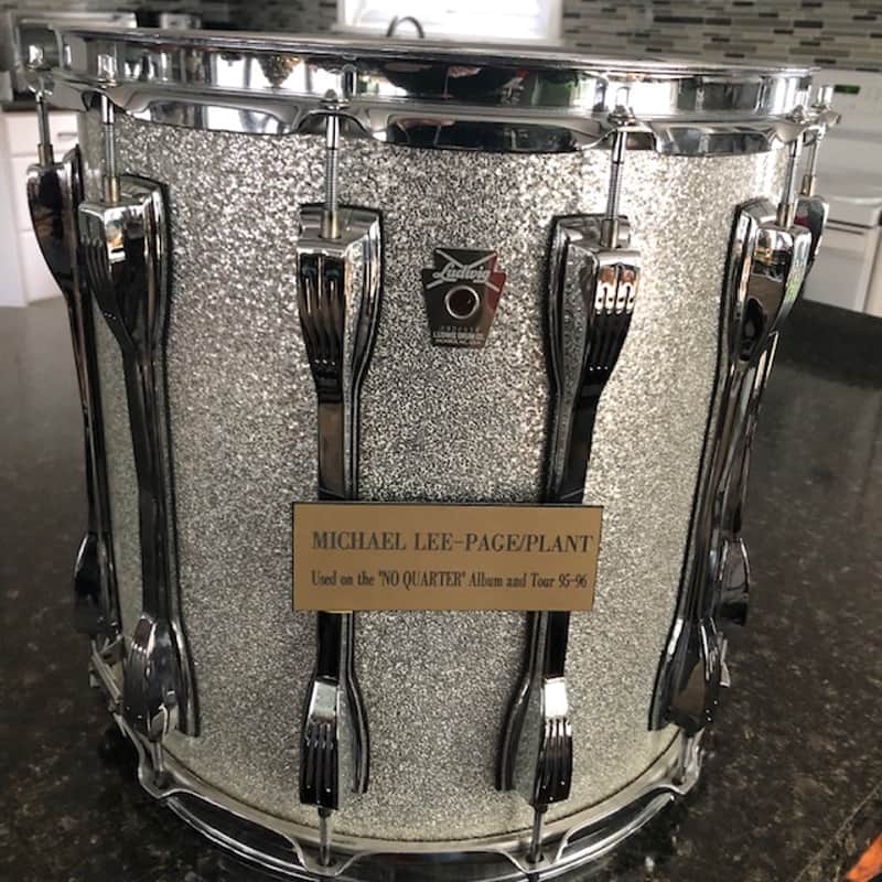 Michael Lee Ludwig Custom Snare 1995 Silver Sparkle image 1