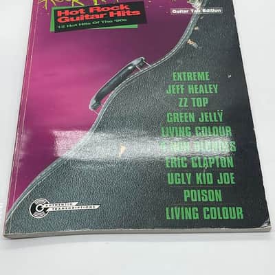 Rock Reference Library Hot Rock Guitar Hits Tab Book image 1