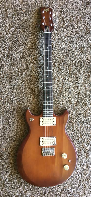 Vintage 1980's Hondo II Professional Electric Guitar & Gibson Bag DiMarzio Double Cream Pickups MIJ image 1