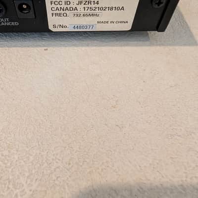 Audio-Technica ATW-R14 UHF Diversity Wireless Receiver w/ ATW-T52 Handheld Mic – Tested image 4