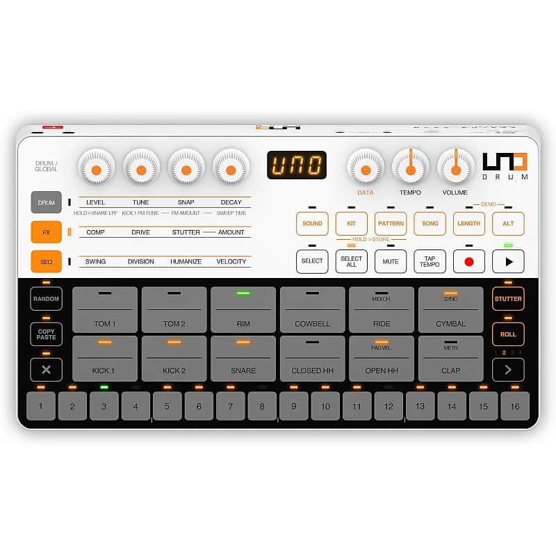 IK Multimedia UNO Drum Analog/PCM Drum Machine image 1