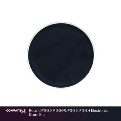Black 8" Mesh Drum Head for Roland PD-80, PD-80R, PD-85, PD-8H Electronic Drum K image 1